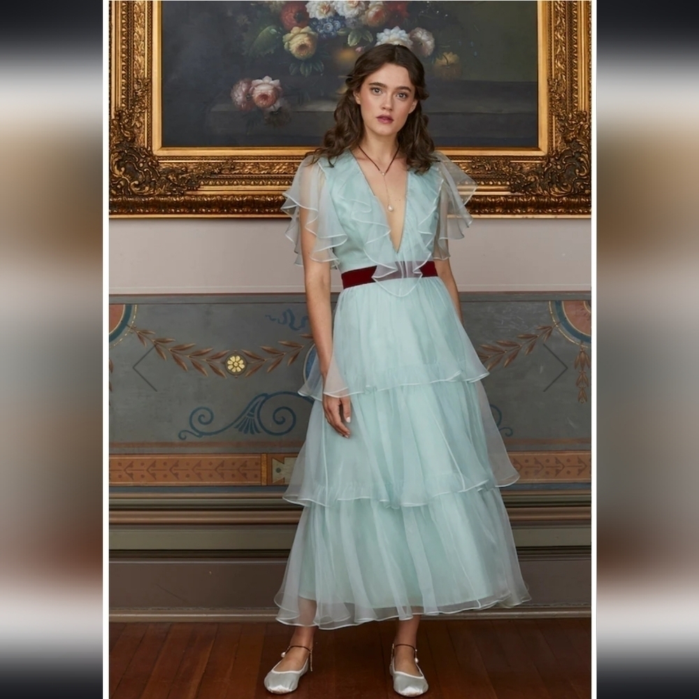 EUC macgraw Chandelier Dress in Mint, US Size 8